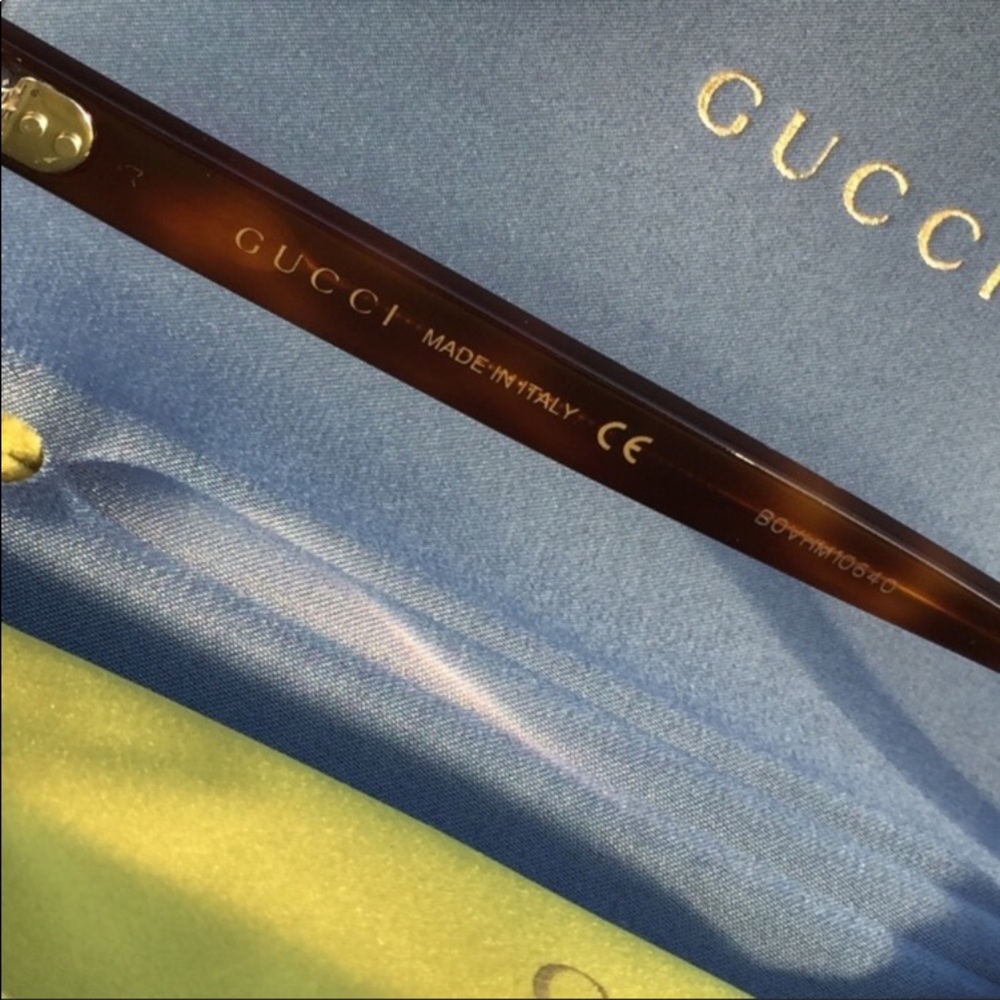 New Authentic Gucci Tortoiseshell Sunglasses - image 4